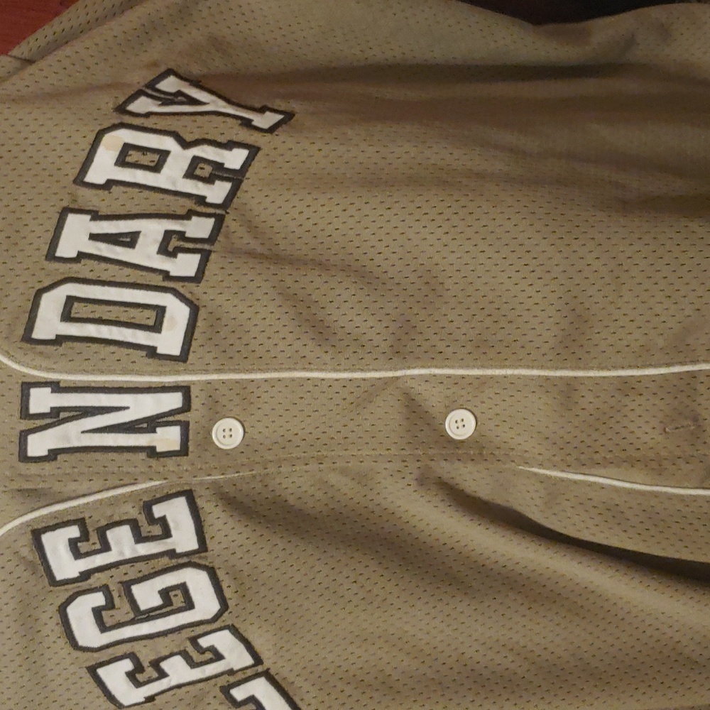 Legendary Tan Button-Up Jersey